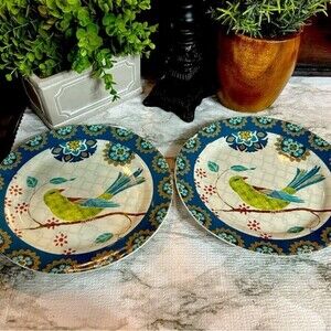 Prima‎ Design Ceramic Bird Plates Daphn B
